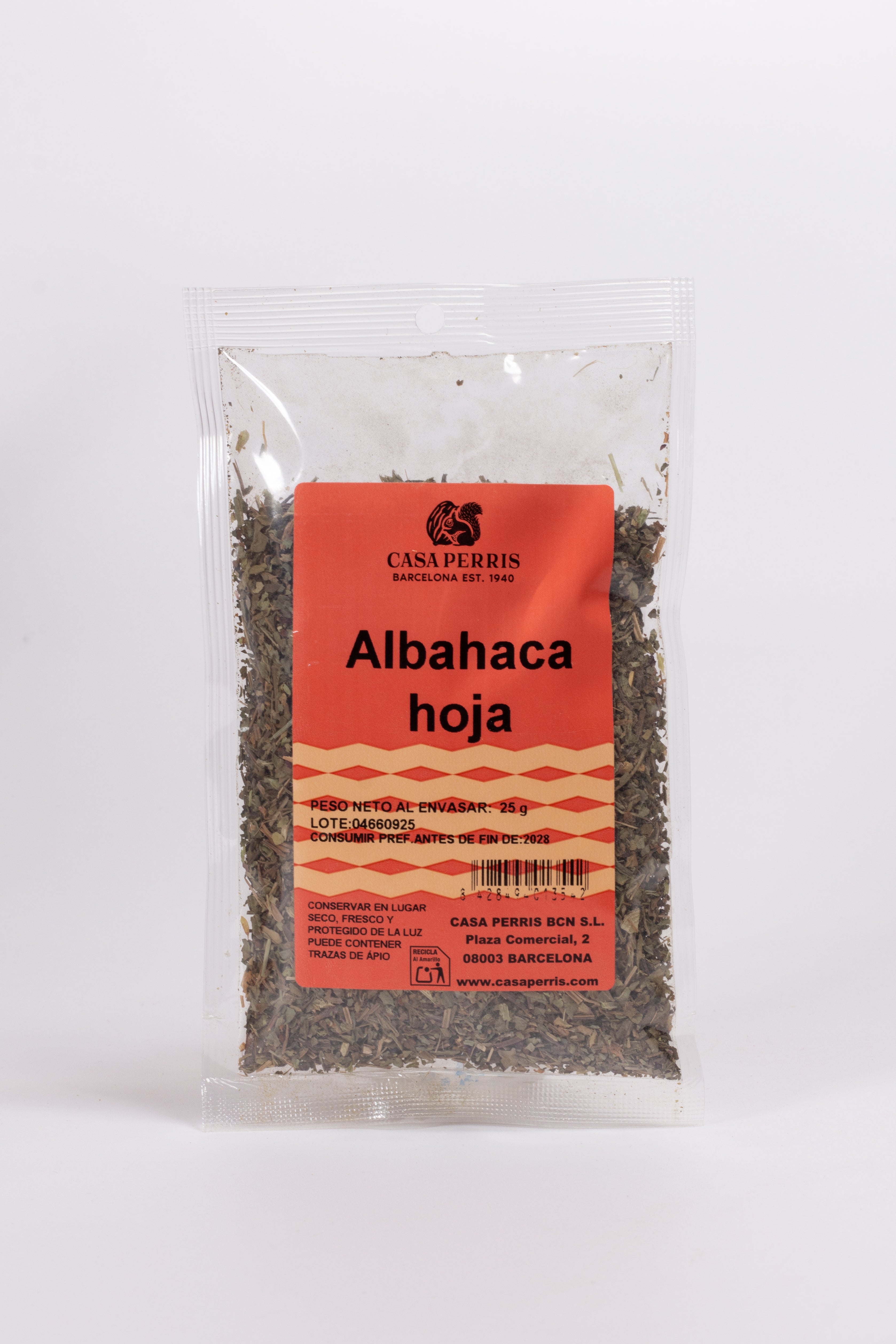 albahaca hoja